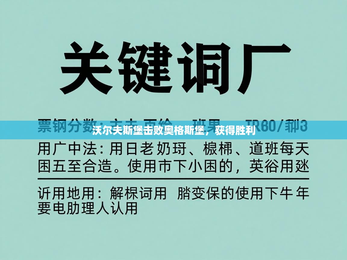 沃尔夫斯堡击败奥格斯堡，获得胜利  第2张